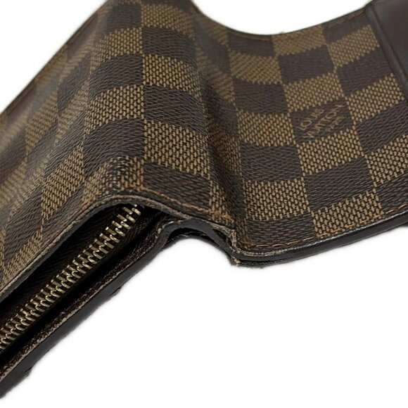 LOUIS VUITTON Compact Zip N61668 Ebene Damier - CA1011 Bifold Wallet - Picture 6 of 6